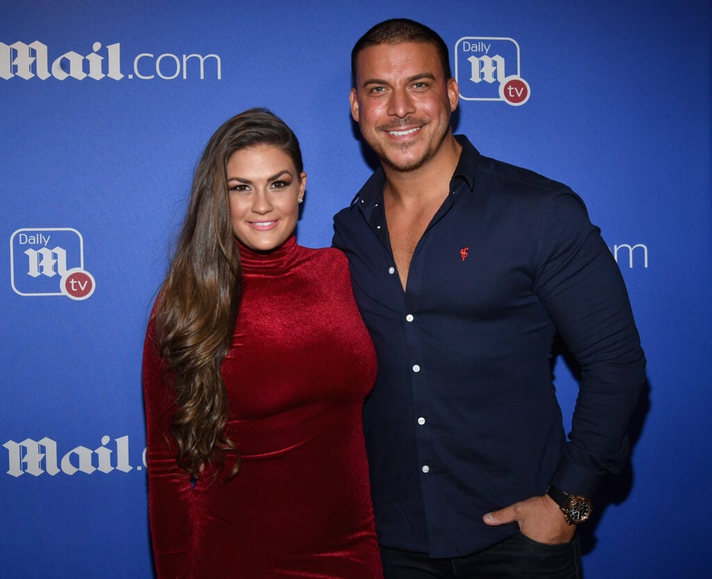 Brittany Cartwright and Jax Taylor attend DailyMail.com & DailyMailTV Holiday Party with Flo Rida on December 6, 2017 at The Magic Hour in New York City. 