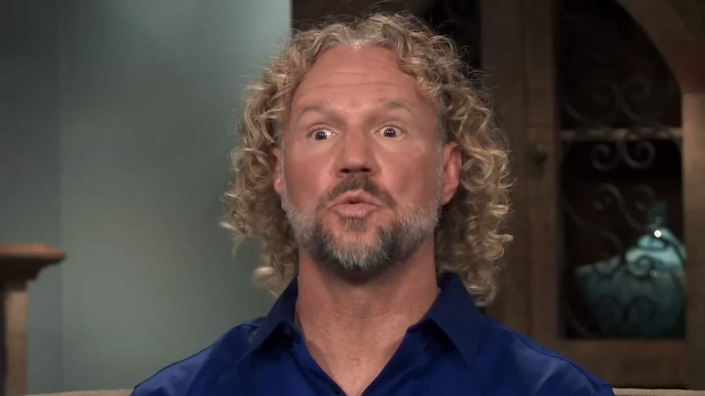 Kody Brown and his forehead face the camera on Sister Wives Season 19.