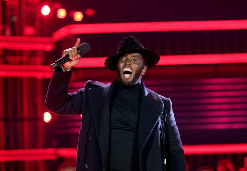 Sean 'Diddy' Combs speaks onstage during the 2022 Billboard Music Awards at MGM Grand Garden Arena on May 15, 2022 in Las Vegas, Nevada.